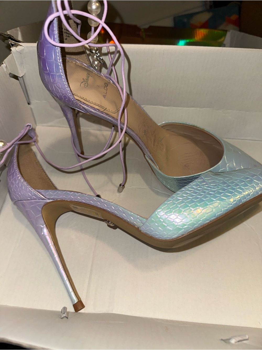Disney x Aldo Seaslipper Ariel Princess High Heel Shoe - Picture 16 of 16